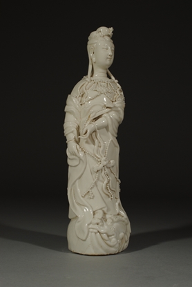 Picture of 19th Century Porcelain Dehua Blanc De Chine Guanyin Figure