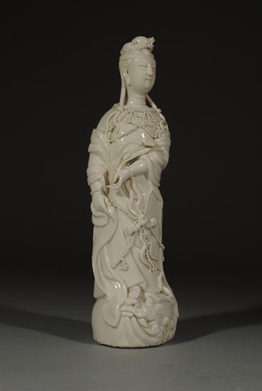 Picture of 19th Century Porcelain Dehua Blanc De Chine Guanyin Figure