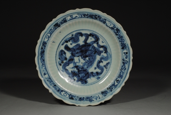 Picture of 15th Century Ming Blue and White Dish