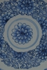 Picture of Early 18th Centry Kangxi Period Incised Blue and White Chrysanthemum Plate