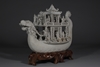 Picture of 19th Century Qing Biscuit Porcelain Dragon Boat by Chen Guozhi