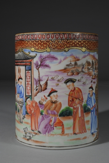 Picture of 18th Century Qianlong Period Export Famille Rose Tankard